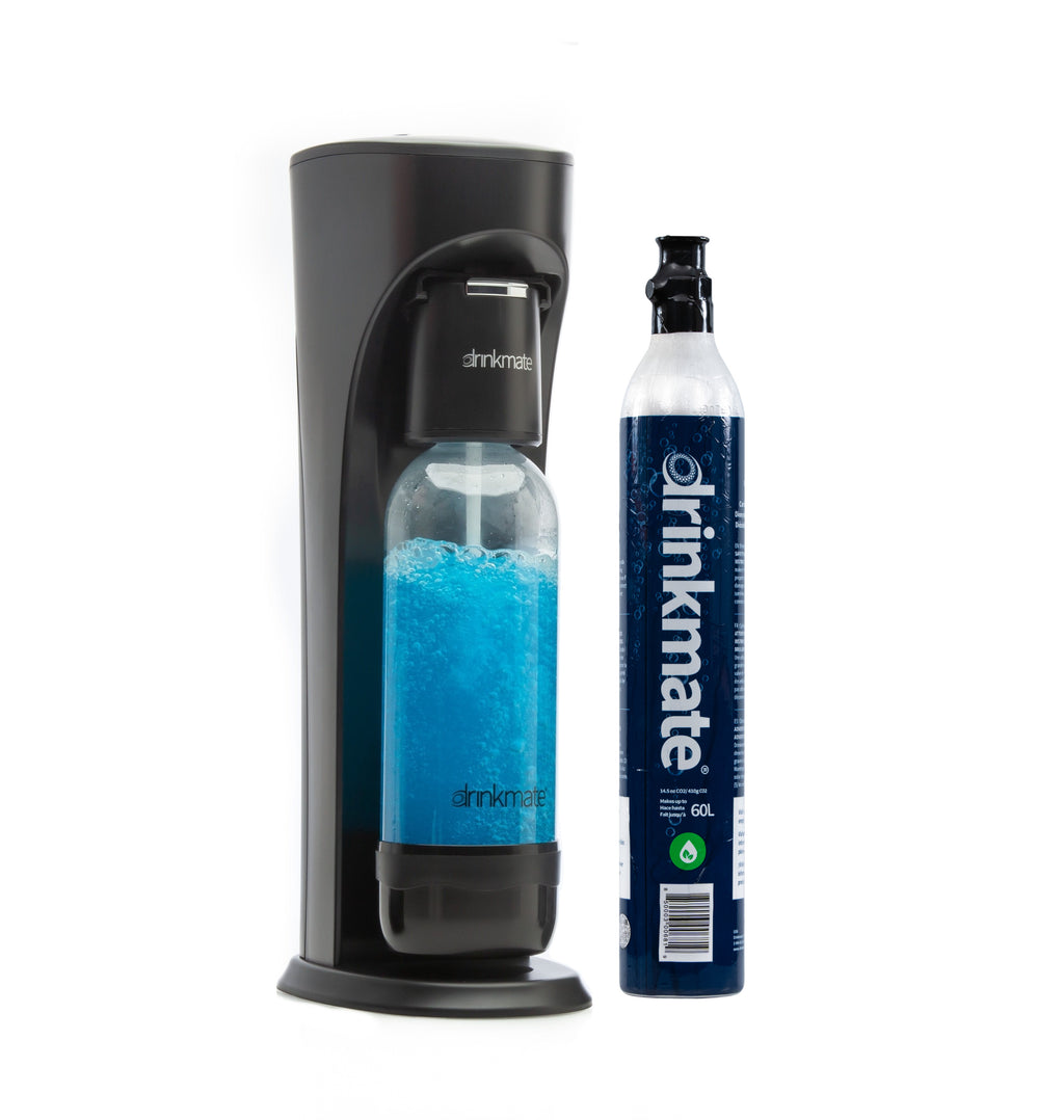 OmniFizz Sparkling Water & Soda Maker (Matte Black) – Drinkmate 