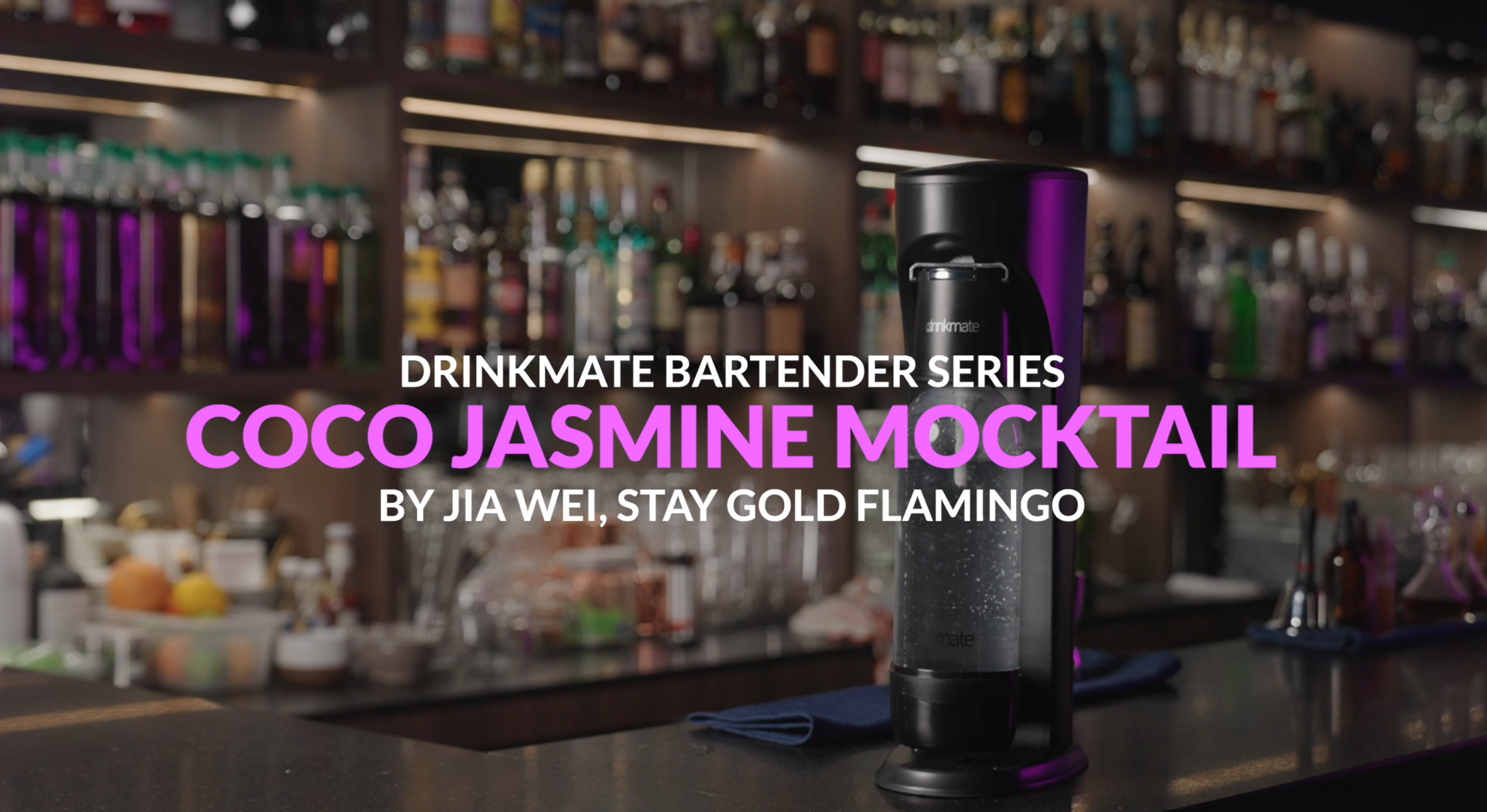 Coco Jasmine Fizz - Bartender Series #2 – Drinkmate Singapore
