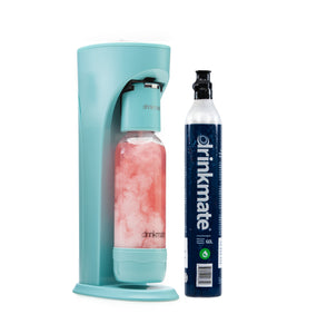 (Trade In) Drinkmate (Arctic Blue) Sparkling Water & Soda Maker