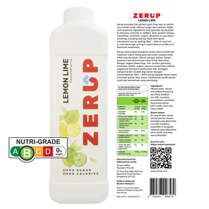 Lemon Lime Premium Zerup (0 Sugar, 0 Calories) - 1L