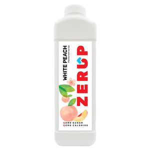 White Peach Premium Zerup (0 Sugar, 0 Calories) - 1L